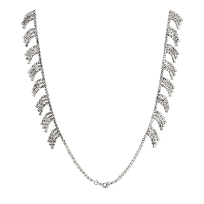 Costume Cubic Zirconia Choker Necklace