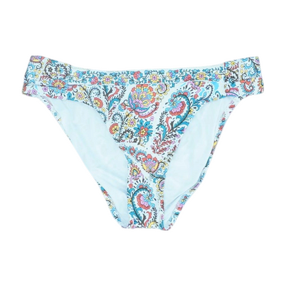White Floral Swim Bottom