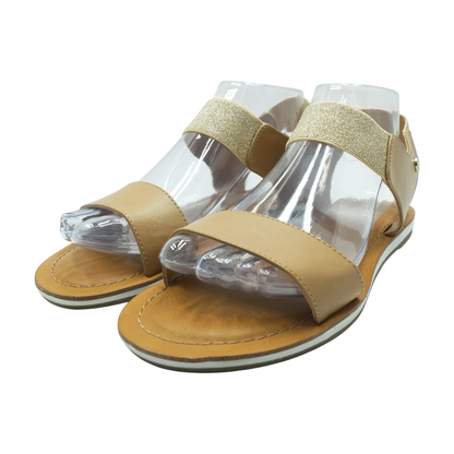 Tan Flat Sandals