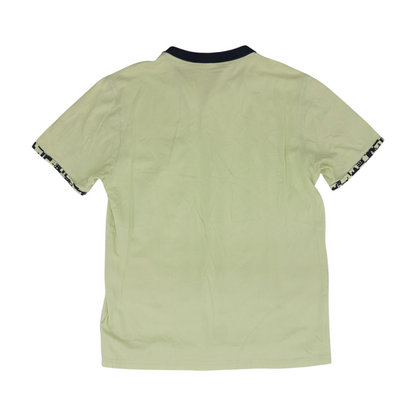 Green Solid Short Sleeve Polo
