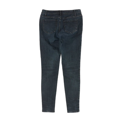 Navy Solid Skinny Leg Jeans