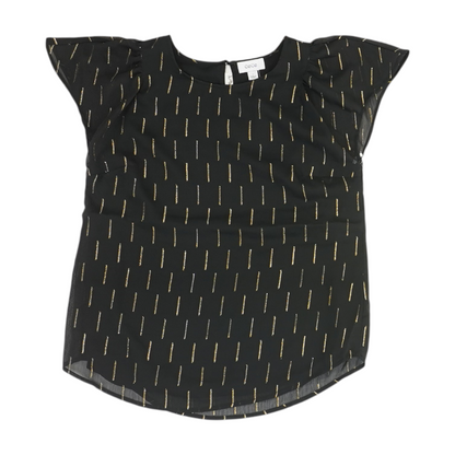Black Print Blouse