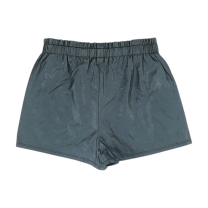 Black Solid Chino Shorts
