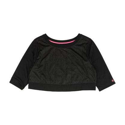 Black Solid Sweatshirt