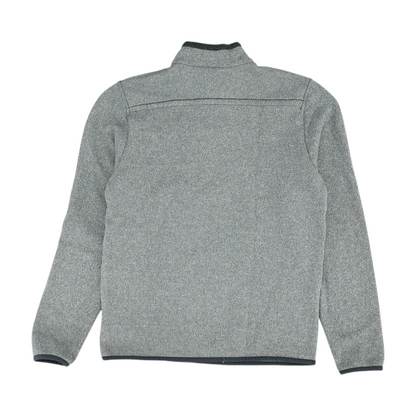 Gray Solid 1/4 Zip Pullover