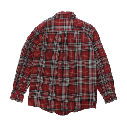 Red Plaid Flannel Button Down