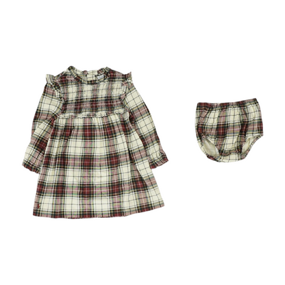 Multi Plaid Long Sleeve Set