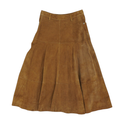 Brown Midi Skirt