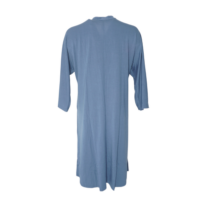Blue Solid Robe