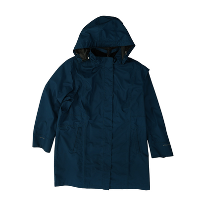 Blue Plus Solid Rain Jacket