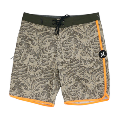 Green Graphic Swim Bottom