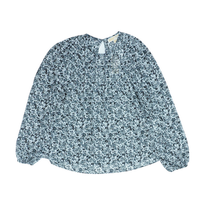 Gray Graphic Blouse