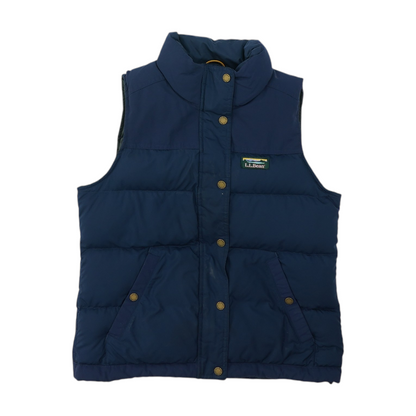 Navy Petite Solid Vest