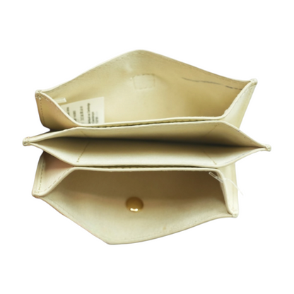Beige Card Case Wallet