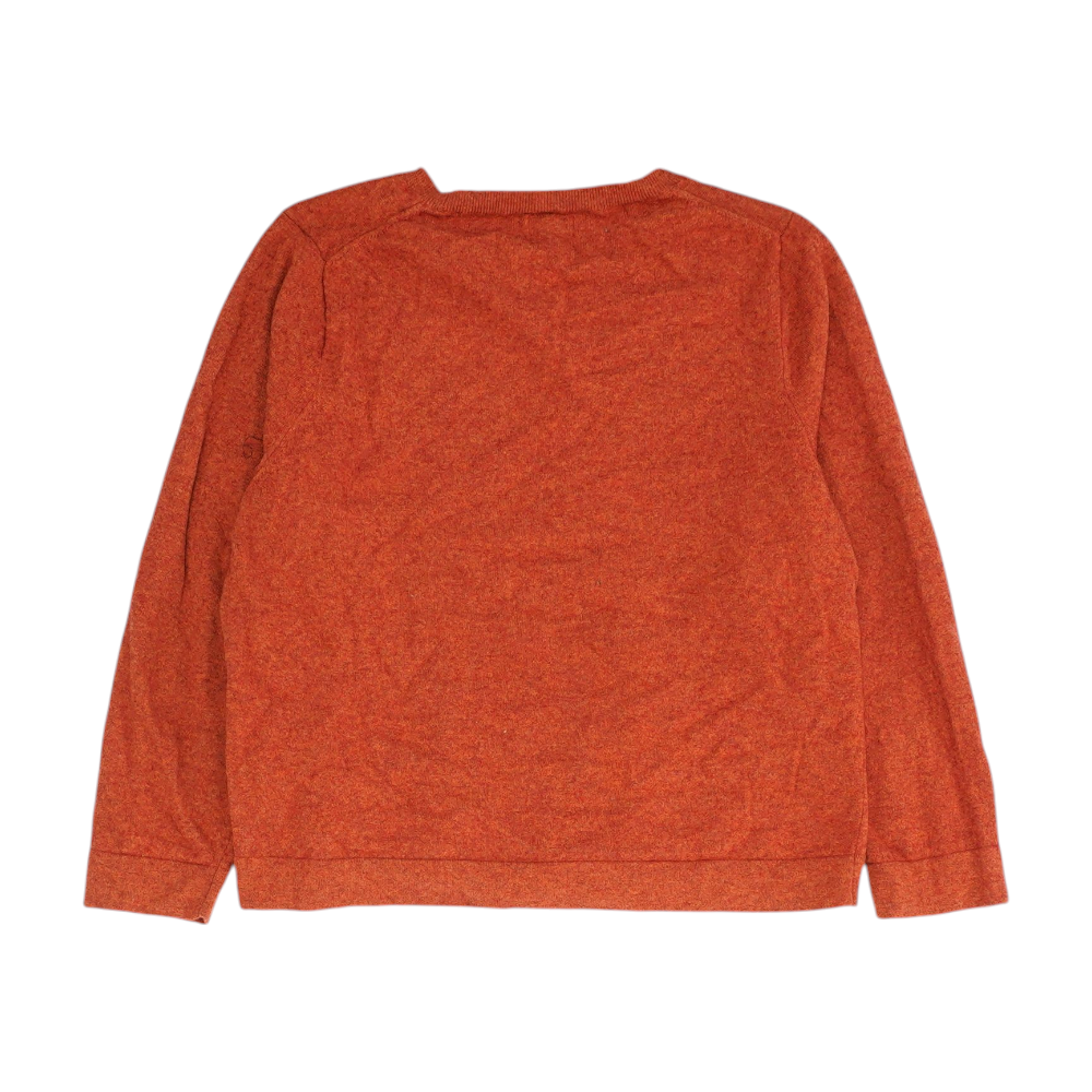 Red Plus Size Pullover Sweater