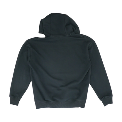 Black Solid Hoodie Pullover