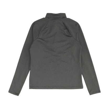 Gray North Dakota State Bison Solid 1/4 Zip Pullover