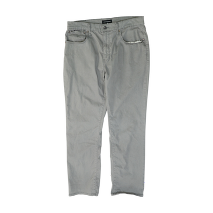 Gray Straight Pants