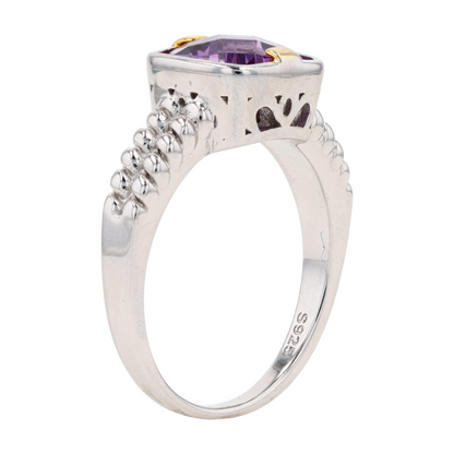 Sterling Silver Cubic Zirconia Fashion Ring