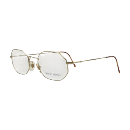 Gold 227 Geometric Prescription Eyewear