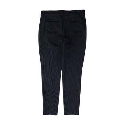 Navy Print Regular Pants