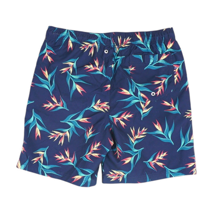 Navy Print Swim Bottom