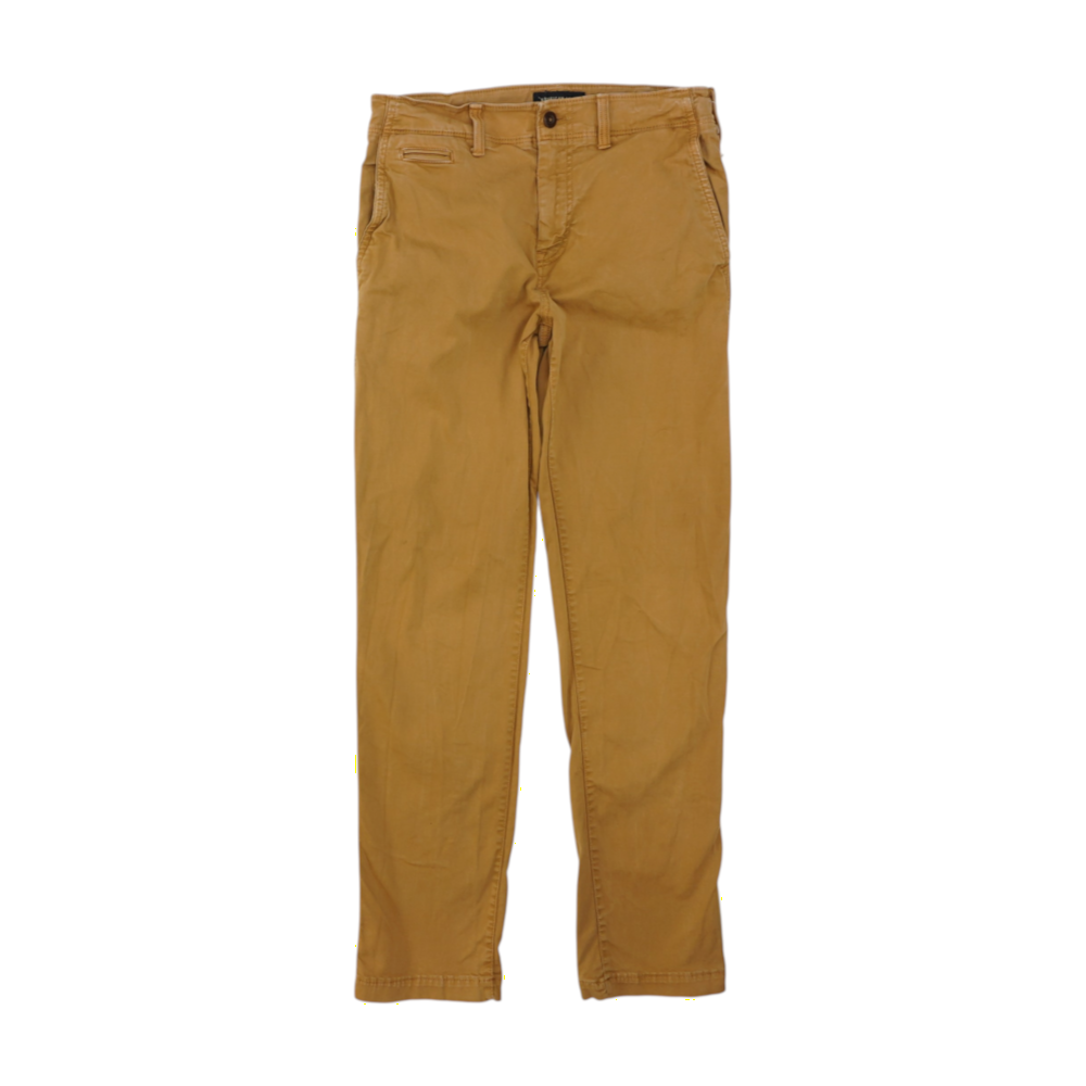 Brown Straight Pants