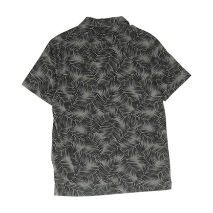 Gray Tropical Short Sleeve Polo
