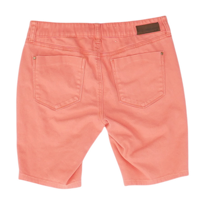 Coral Solid Chino Shorts