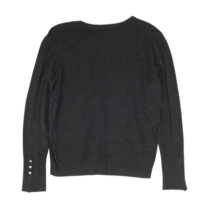 Gray Cardigan Sweater