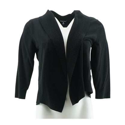Tan Solid Cardigan Sweater