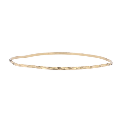 14K Yellow Gold Bangle Bracelet