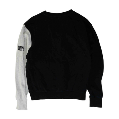 Black Golden State Warriors Color Block Sweatshirt Pullover