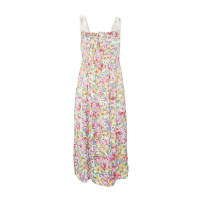 Multi Floral Midi Dress