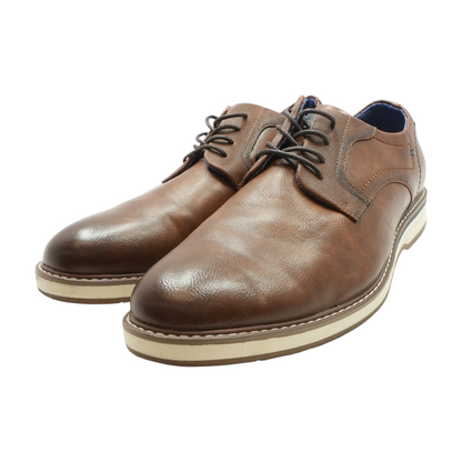 Brown Lace-Up Dress Shoes