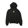 Black Solid Hoodie Pullover