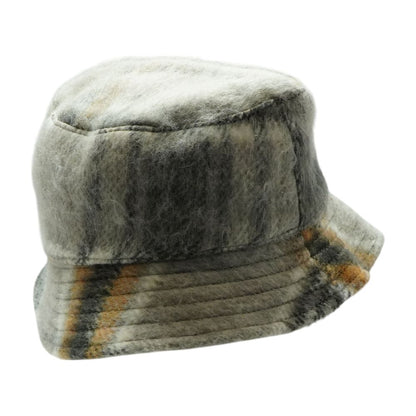 Gray Plaid Bucket Hat