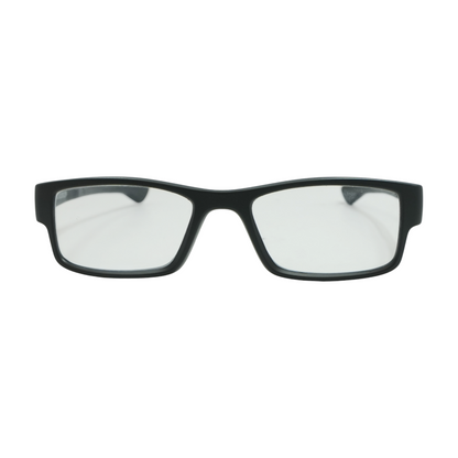 Black Rectangle Prescription Eyewear