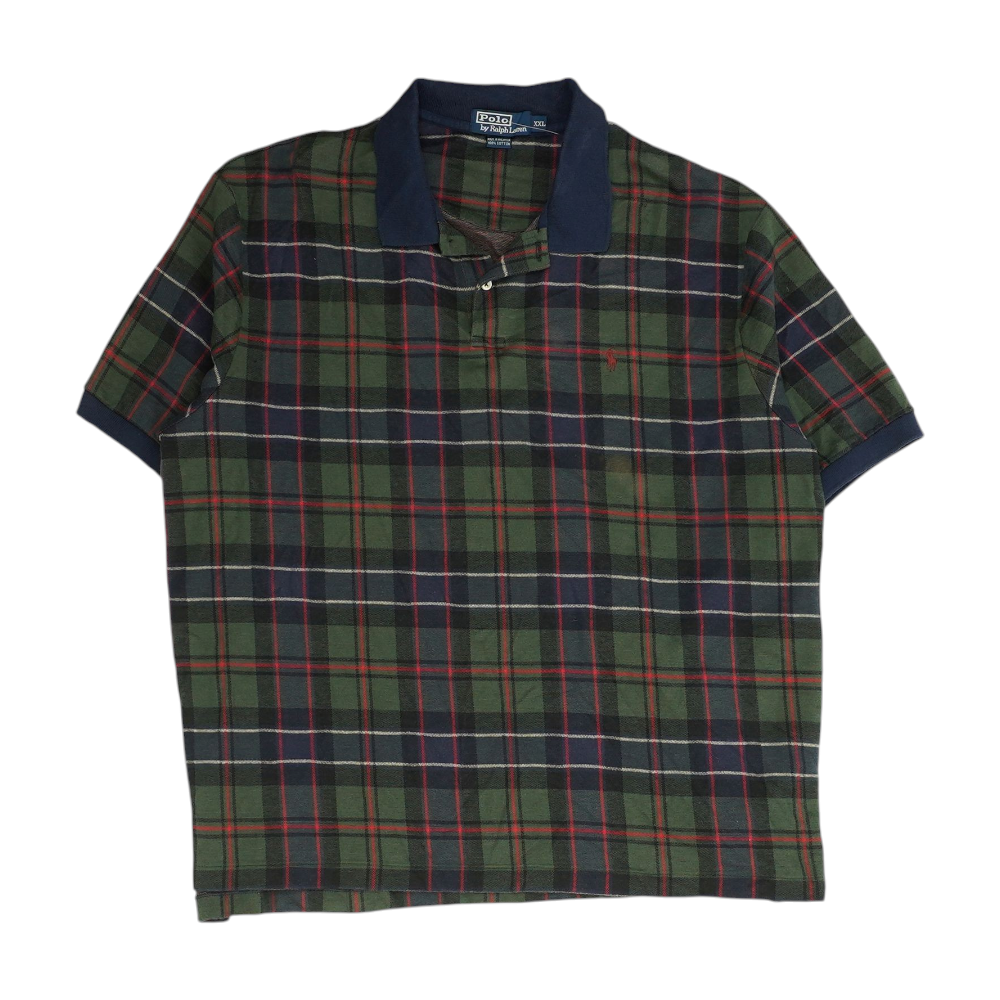 Multi Plaid Short Sleeve Polo
