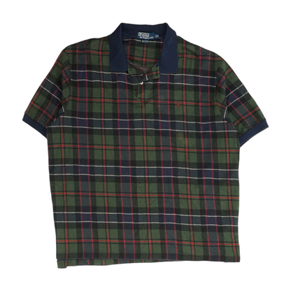 Multi Plaid Short Sleeve Polo