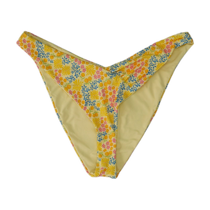 Yellow Floral Swim Bottom