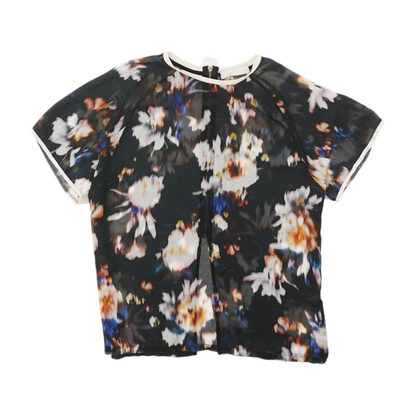 Black Print Blouse