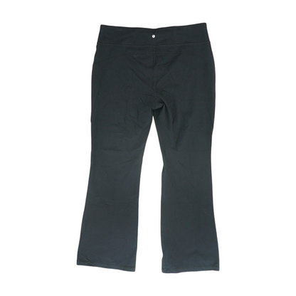 Black Short Bootcut Pants