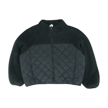 Black Color Block Jacket
