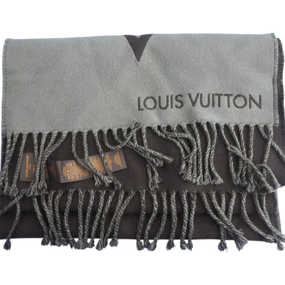 Navy Graphic Dual Scarf