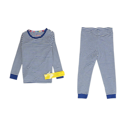 Blue Striped Pajama Set