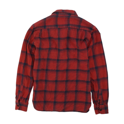 Red Plaid Flannel Button Down