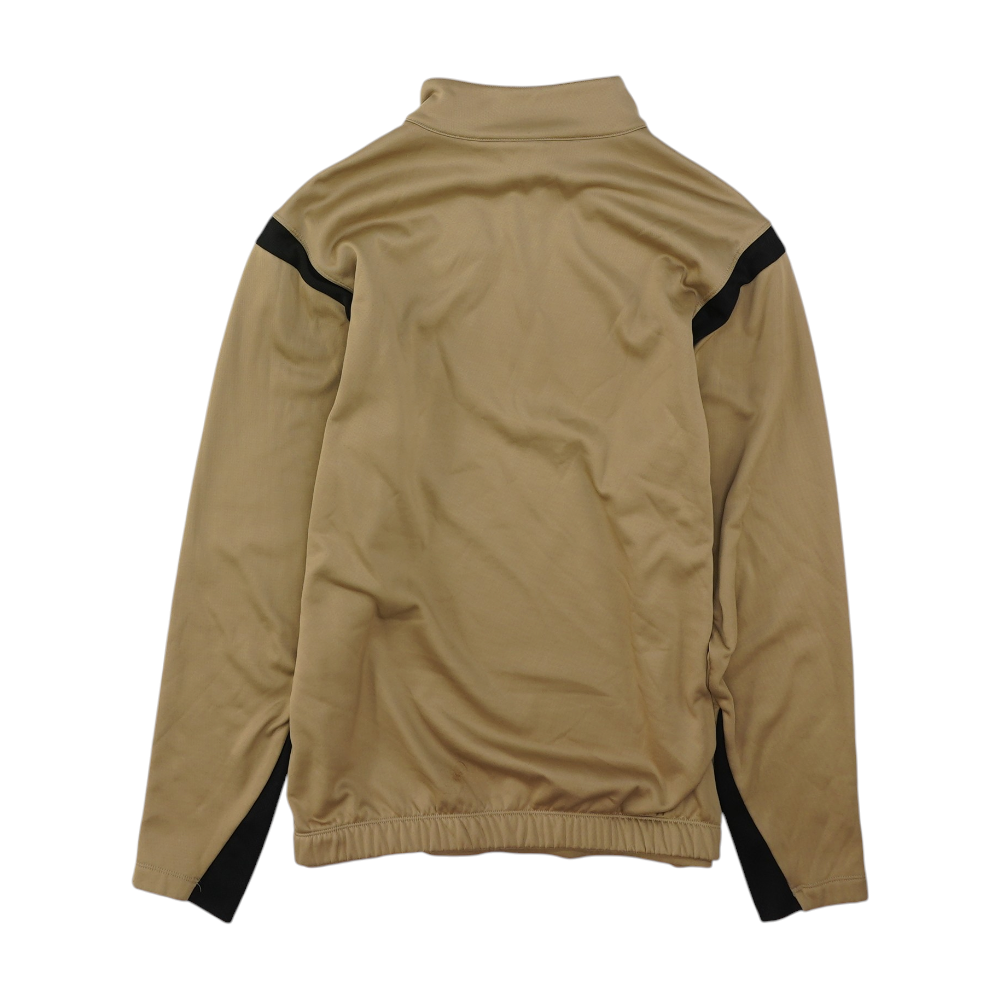 Brown Color Block 1/4 Zip Pullover