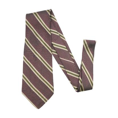 Maroon Striped Neck Tie