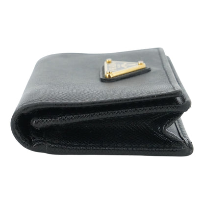 Black Saffiano Leather Card Holder